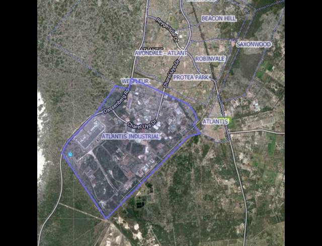 M² VACANT LAND FOR SALE IN ATLANTIS INDUSTRIAL